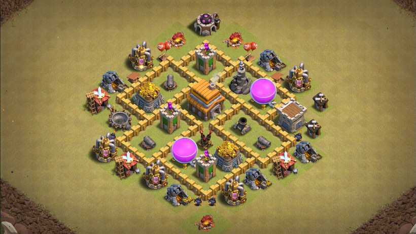 Town Hall 5 War Base layout by TReX