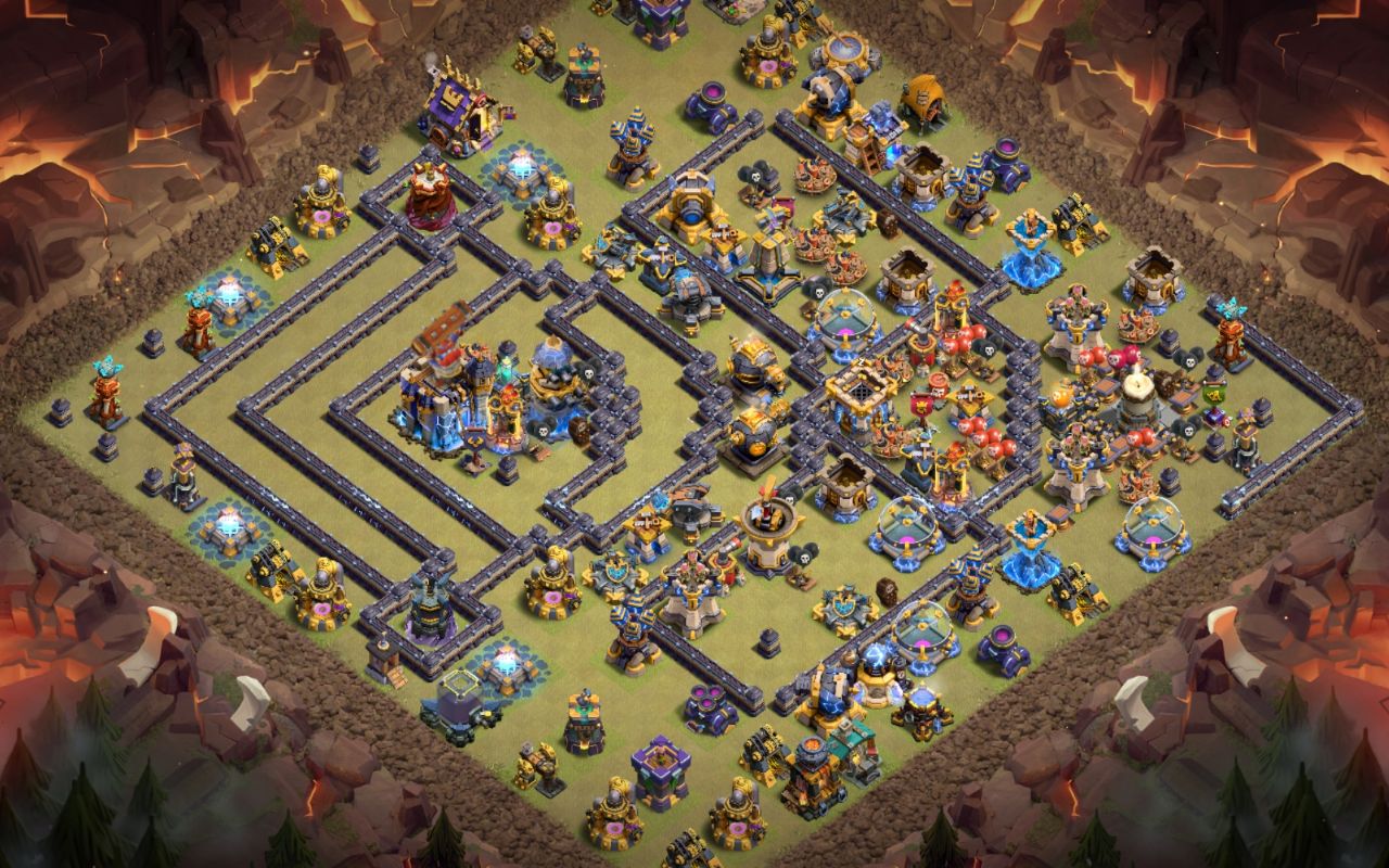 Town Hall 18 War Base layout by BH10