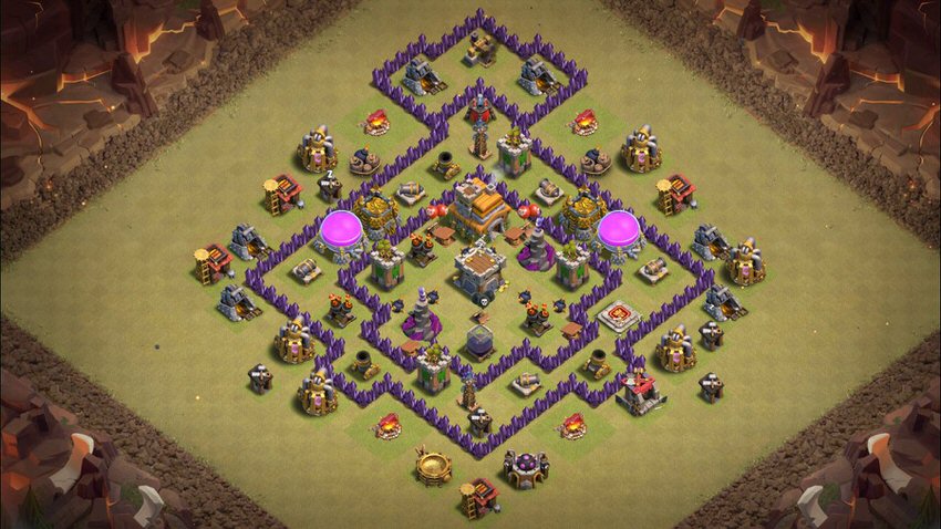 Town Hall 7 War Base layout by TReX