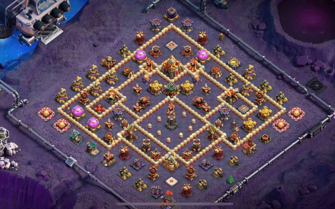 Town Hall 16 War Base layout by my tag👉#L899J8GGG