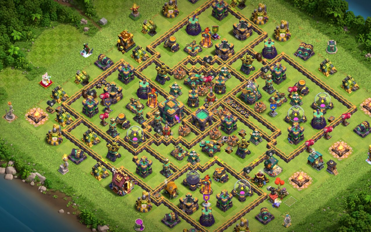 Town Hall 14 CWL Base layout by Razana