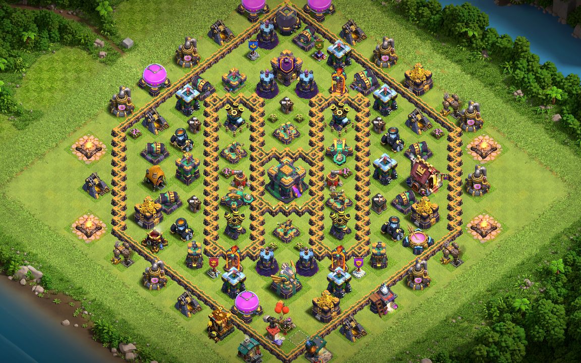 Town Hall 14 Farming Base layout by ☆👑HÜSEYİN👑☆