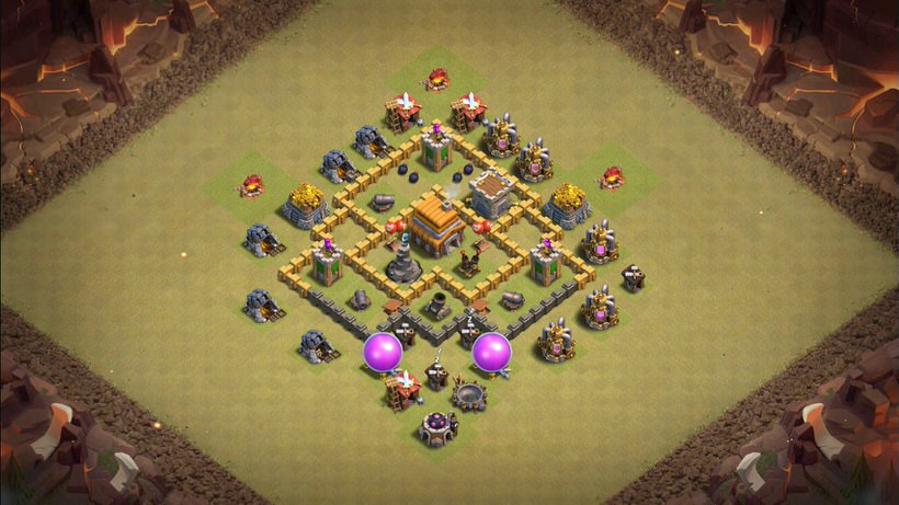 Town Hall 5 War Base layout by TReX