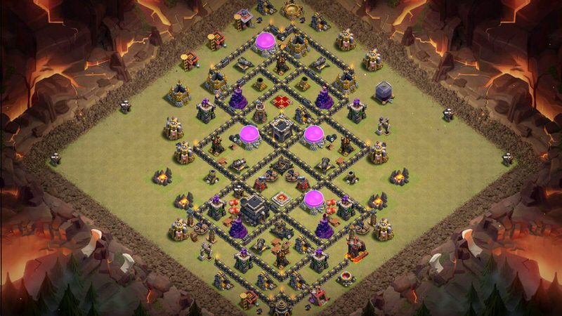 Town Hall 9 War Base layout by TReX