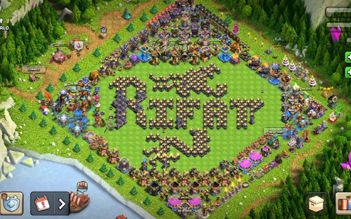 Town Hall 18 Fun Base layout by rifat