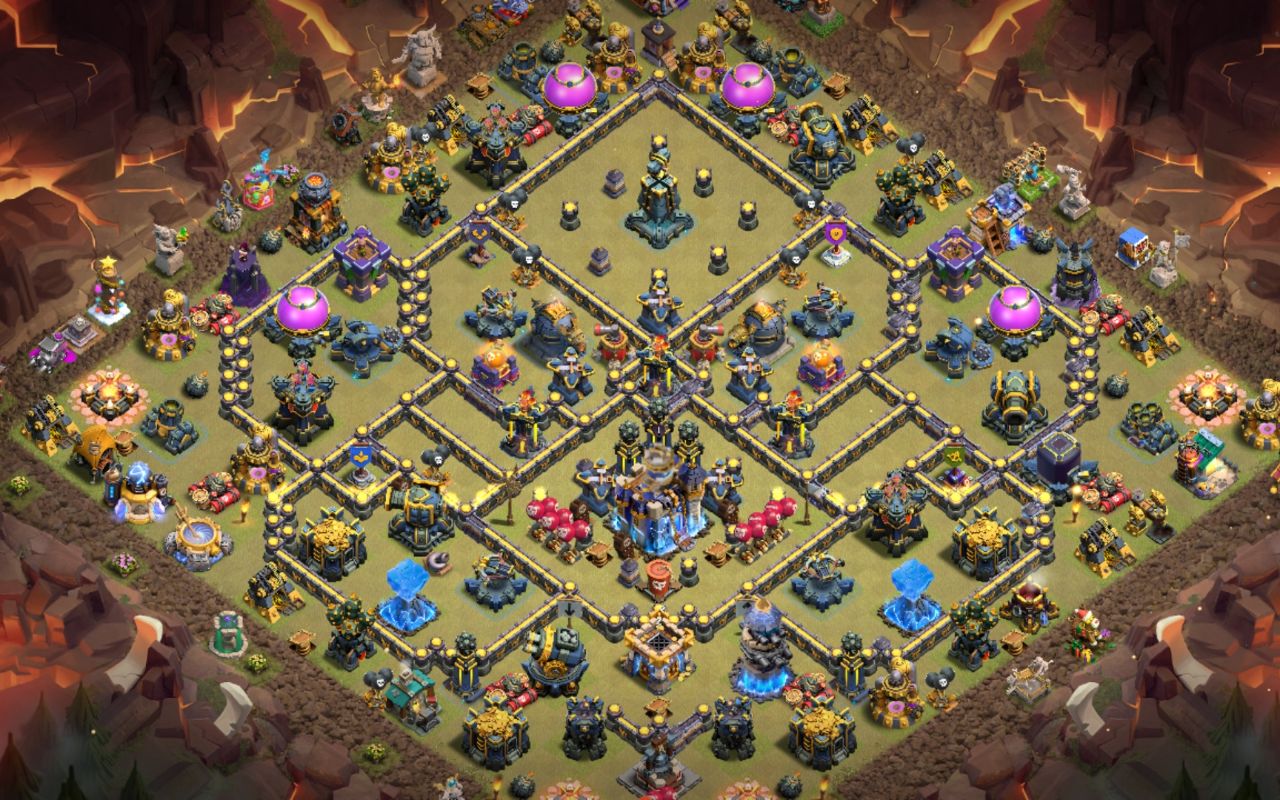Town Hall 18 War Base layout by taLk