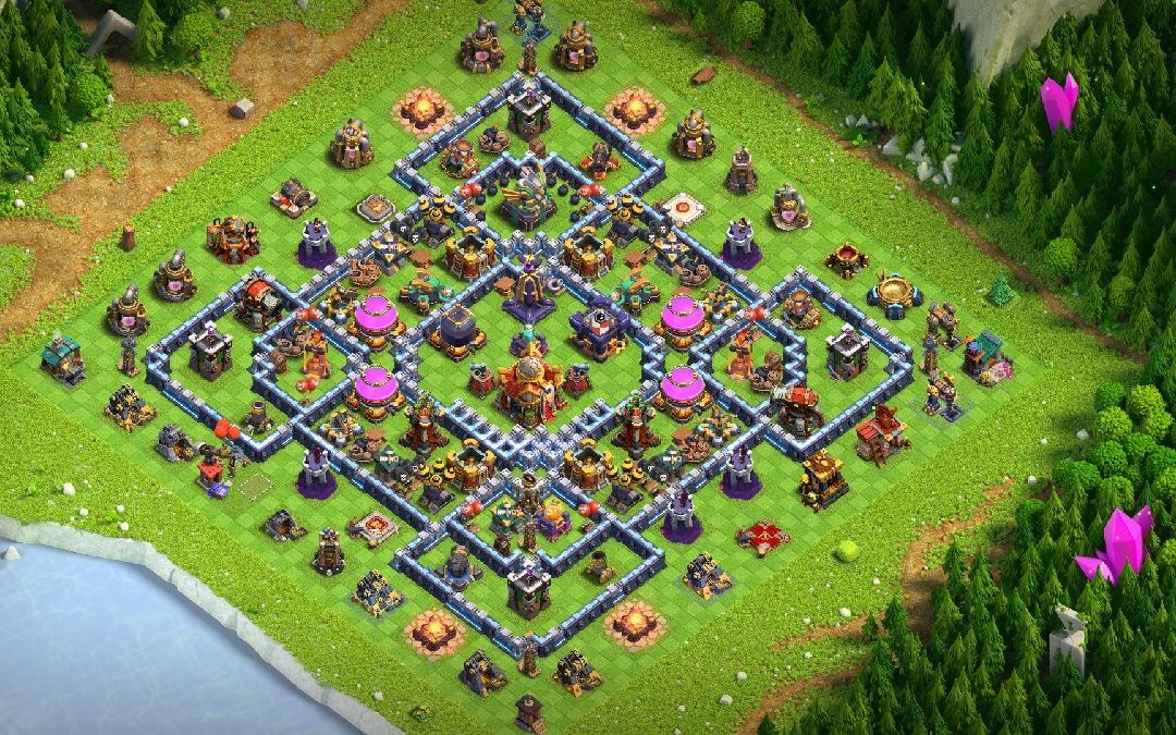 Town Hall 16 Trophy Base layout by another world