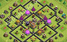 Town Hall 8 Farming Base layout by HERO SINA