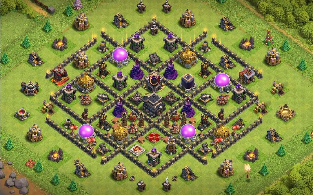 Town Hall 9 Farming Base layout by ardean