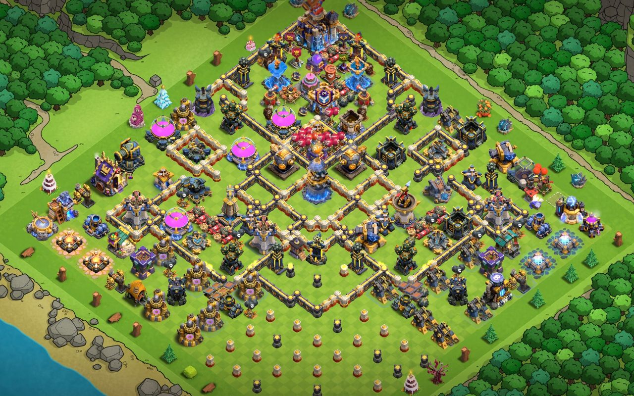 Town Hall 18 Trophy Base layout by ديوان الملوك 👑