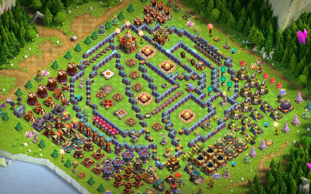 Town Hall 16 Fun Base layout by ong Naga