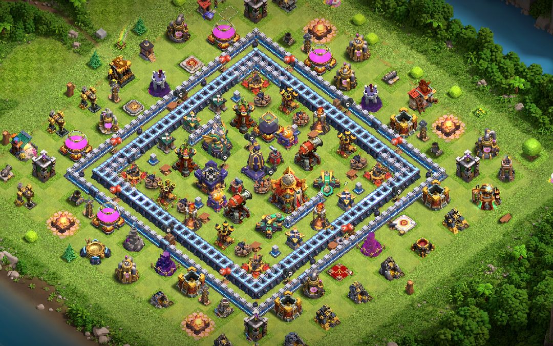 Town Hall 16 Trophy Base layout by another world