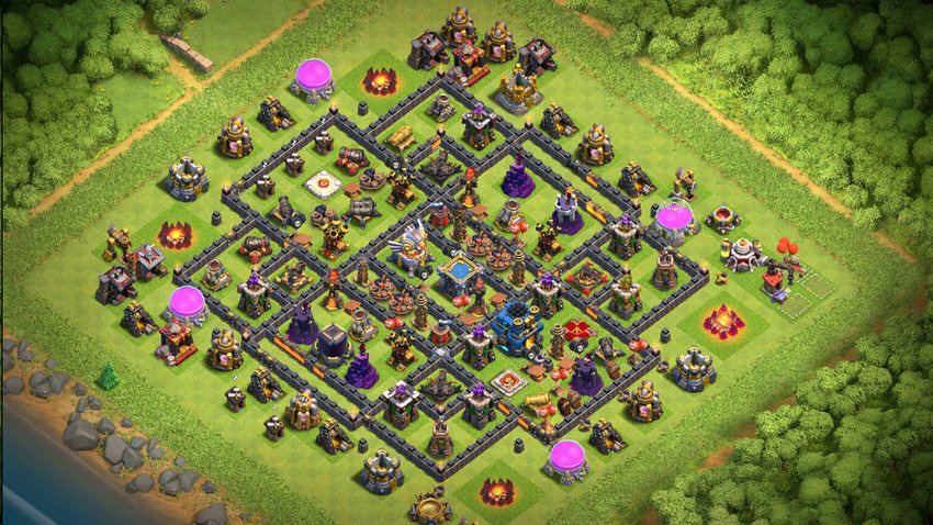 Town Hall 12 Trophy Base layout by TReX