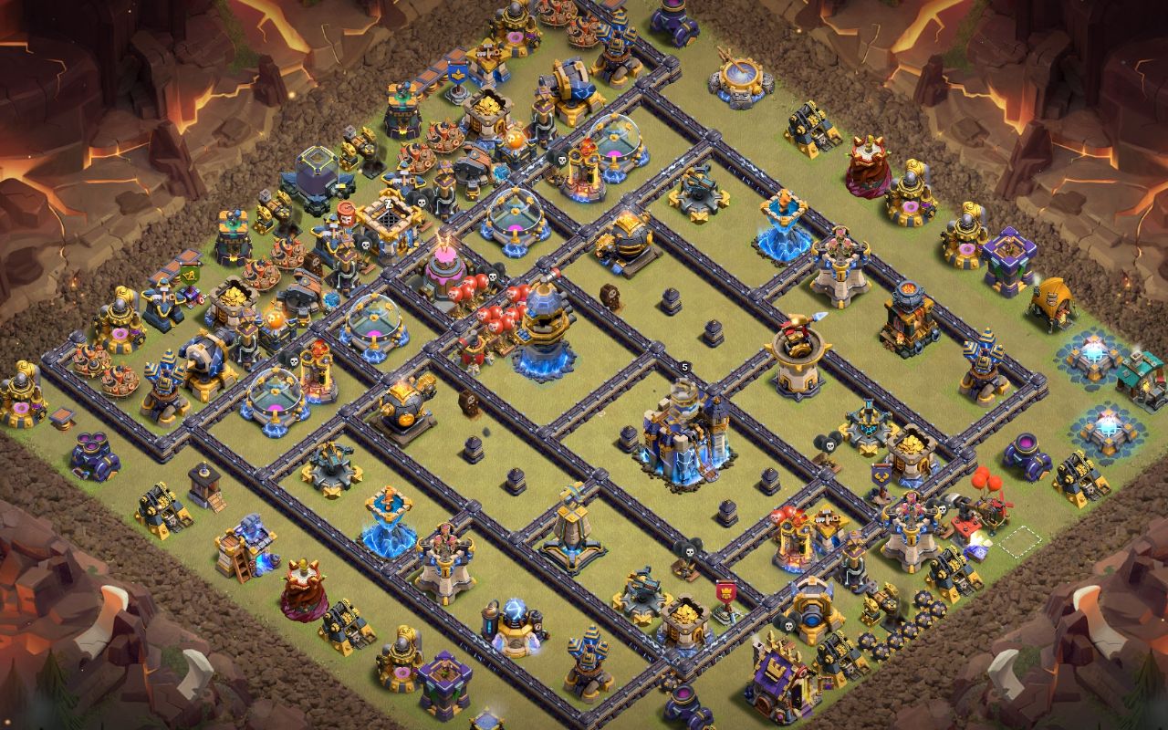Town Hall 18 Hybrid Base layout by BH10