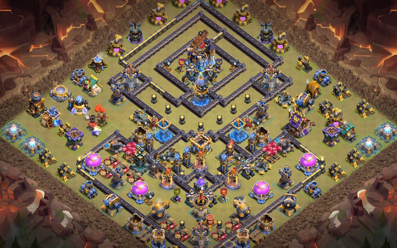 Town Hall 18 Trophy Base layout by 🔥🔥