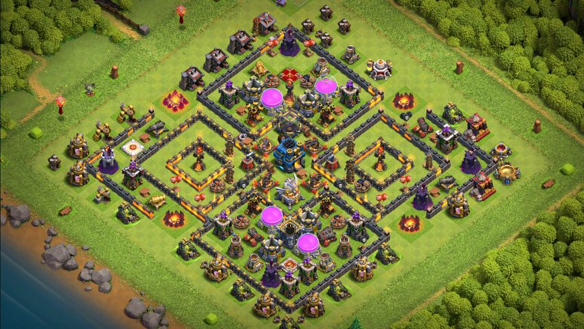 Town Hall 12 Trophy Base layout by TReX