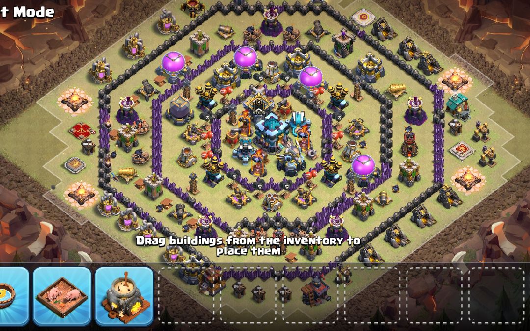 Town Hall 13 War Base layout by NTBOSS