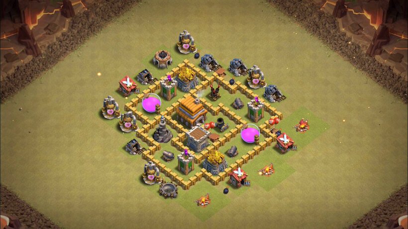 Town Hall 5 War Base layout by TReX