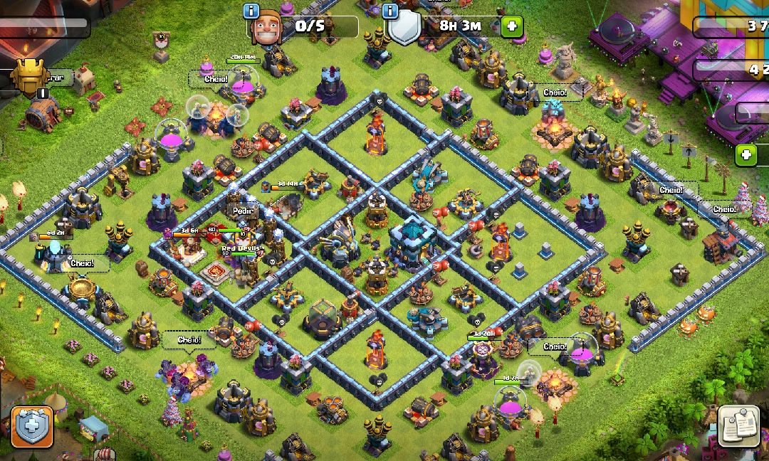 Town Hall 13 Farming Base layout by Jjhon