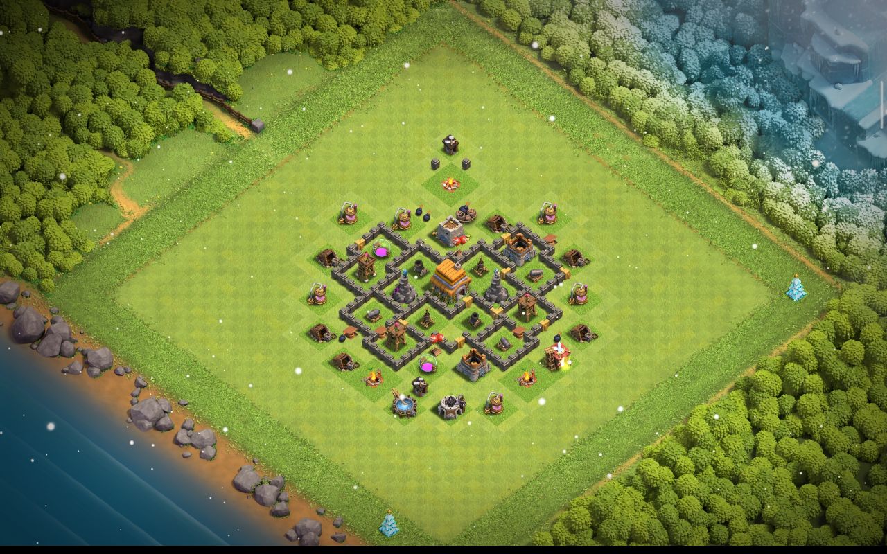 Town Hall 6 Hybrid Base layout by ادخل الكلان اذه أنته عربي ومنور