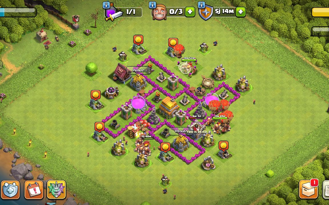 Town Hall 6 CWL Base layout by Dragon Duke