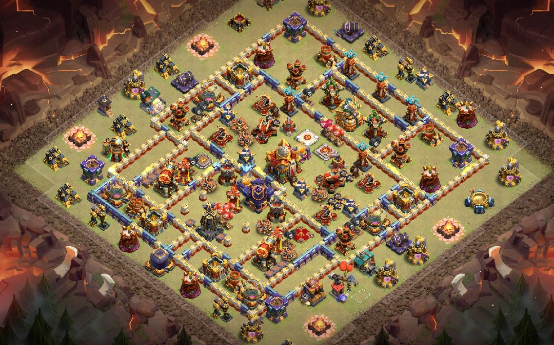 Town Hall 16 Trophy Base layout by SPM -> BASE