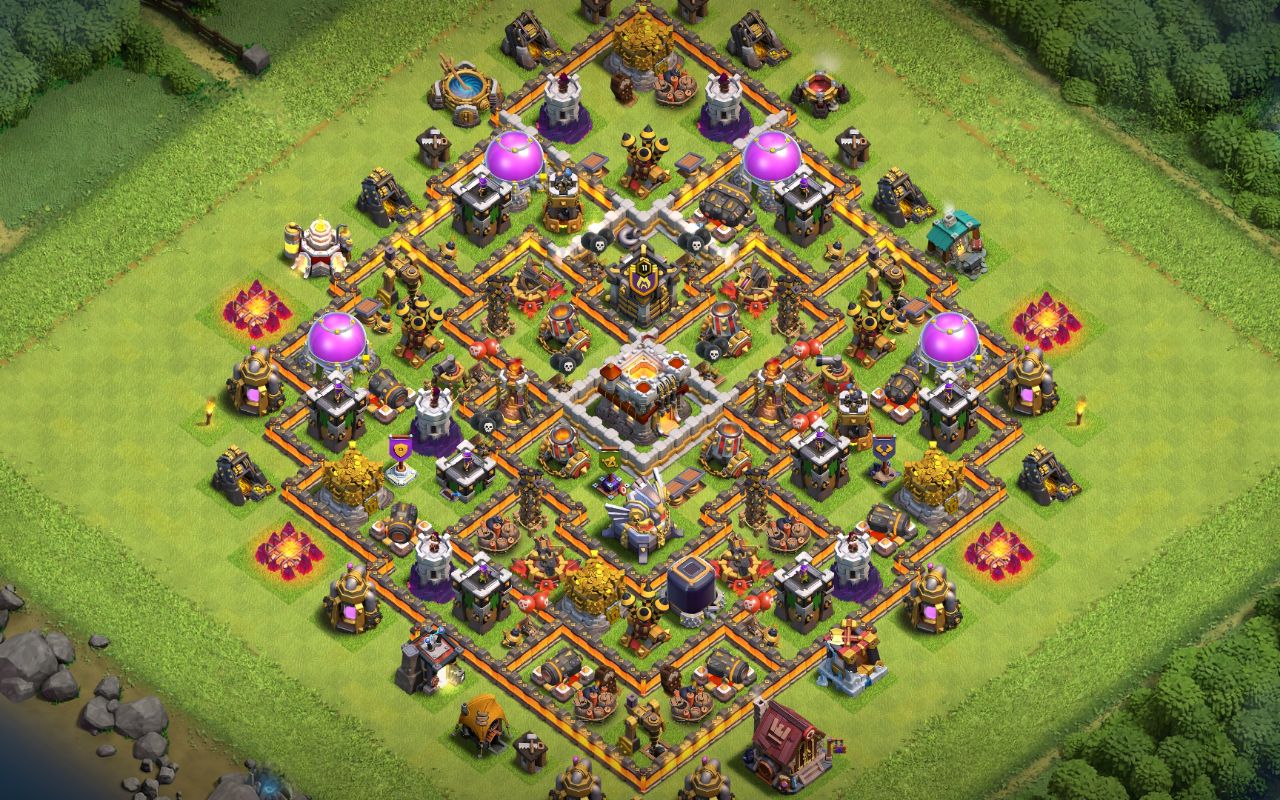 Town Hall 11 Hybrid Base layout by MOLOCH BASES