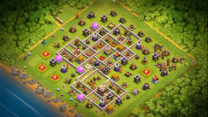 Town Hall 11 Trophy Base layout by TReX