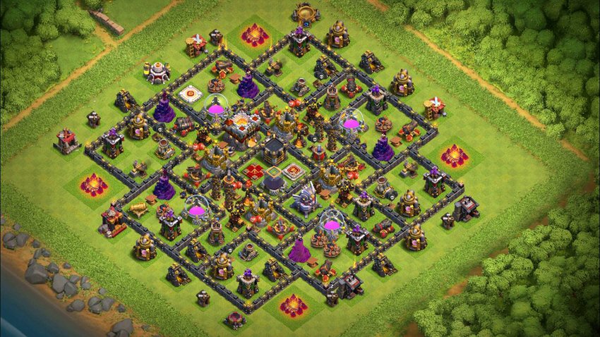 Town Hall 11 Farming Base layout by TReX