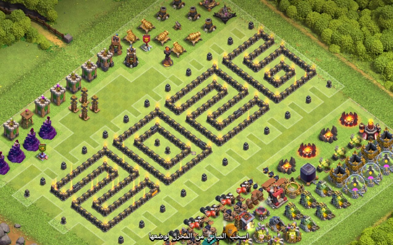 Town Hall 10 Fun Base layout by Emad
