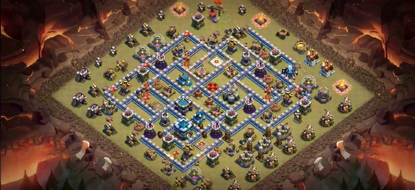 Town Hall 13 War Base layout by TReX