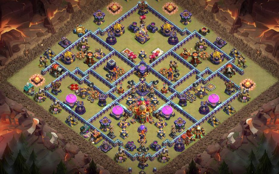 Town Hall 16 War Base layout by XLR8