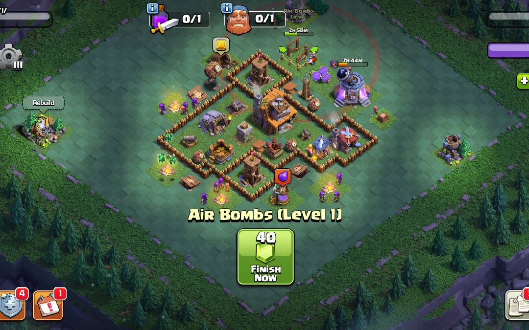 Builder Hall 4 Builder Base layout by @a_ndr_i =my yt
