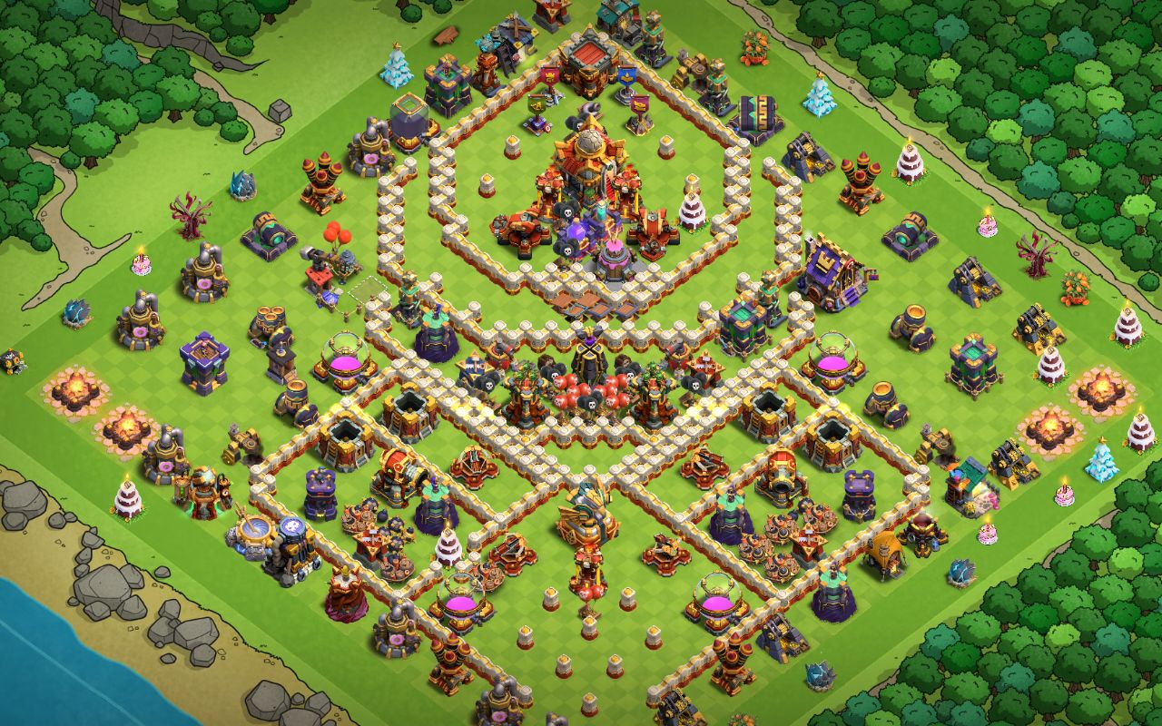 Town Hall 16 CWL Base layout by Sheikh Sadik