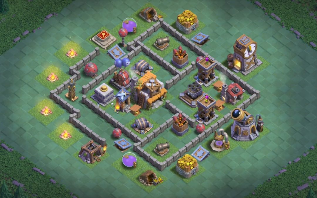 Builder Hall 5 Builder Base layout by XLR8