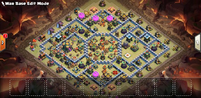 Town Hall 14 Trophy Base layout by User