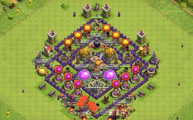 Town Hall 7 Hybrid Base layout by AuReLiO