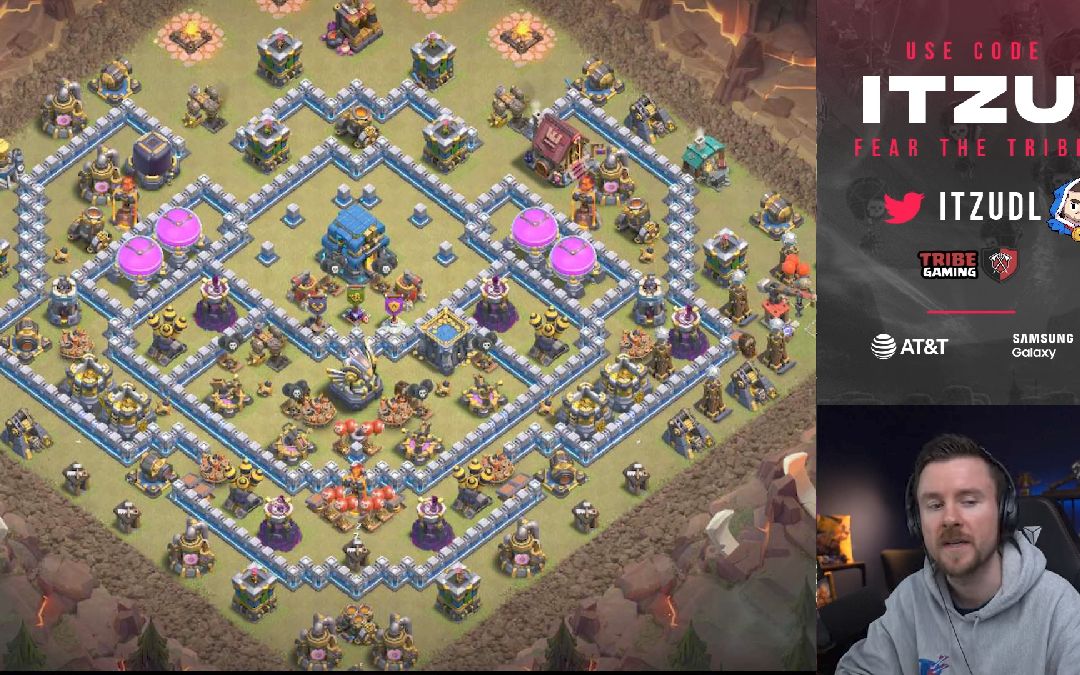 Town Hall 12 War Base layout by XLR8