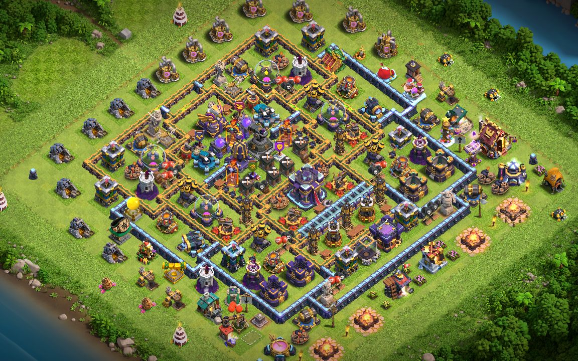 Town Hall 15 Trophy Base layout by CALLME JUSTHENE