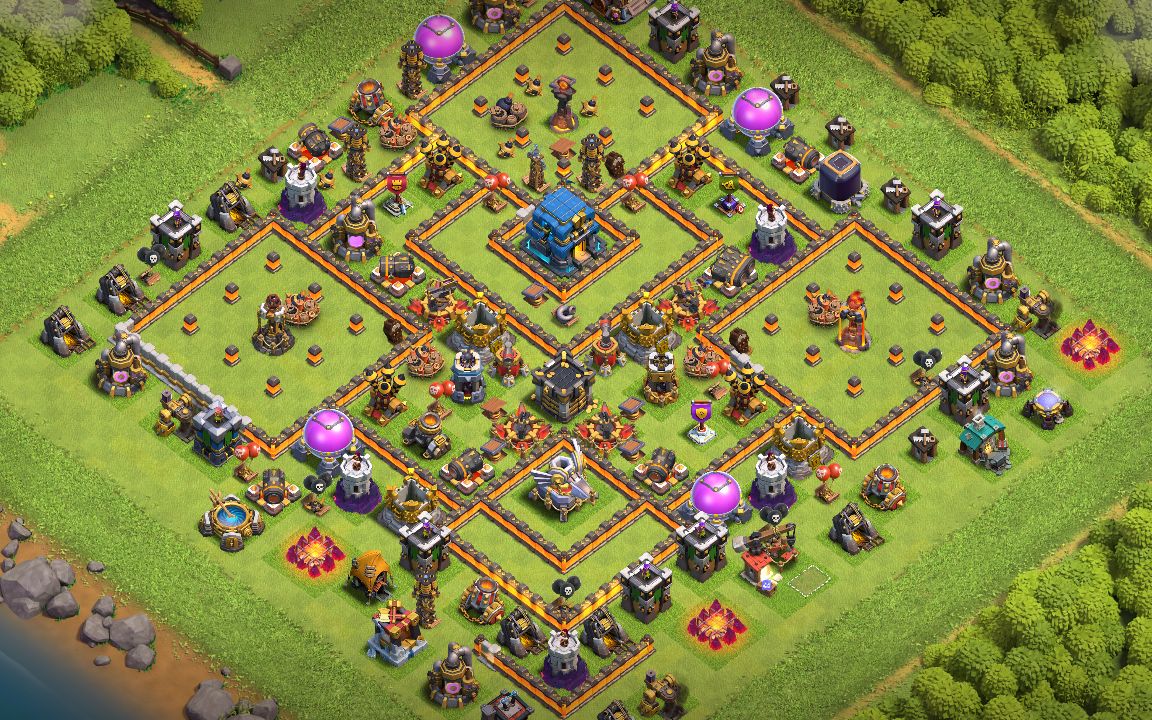Town Hall 12 Hybrid Base layout by Danger