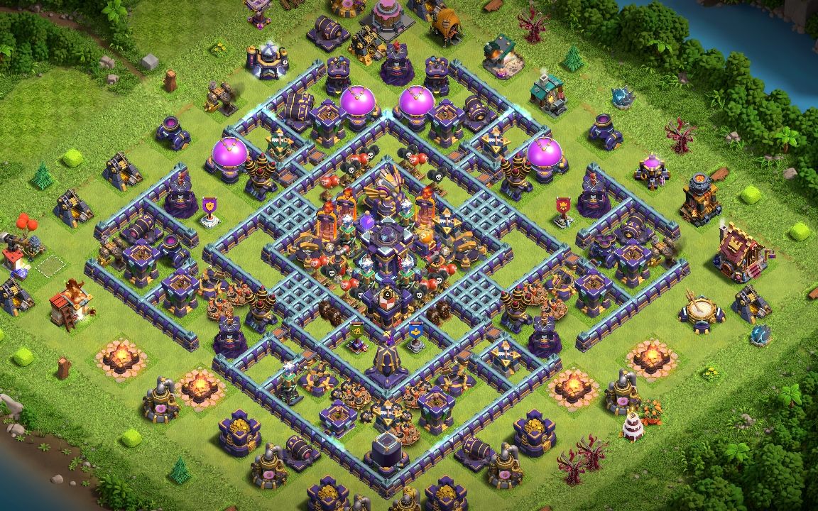 Town Hall 15 Trophy Base layout by Lanceee..
