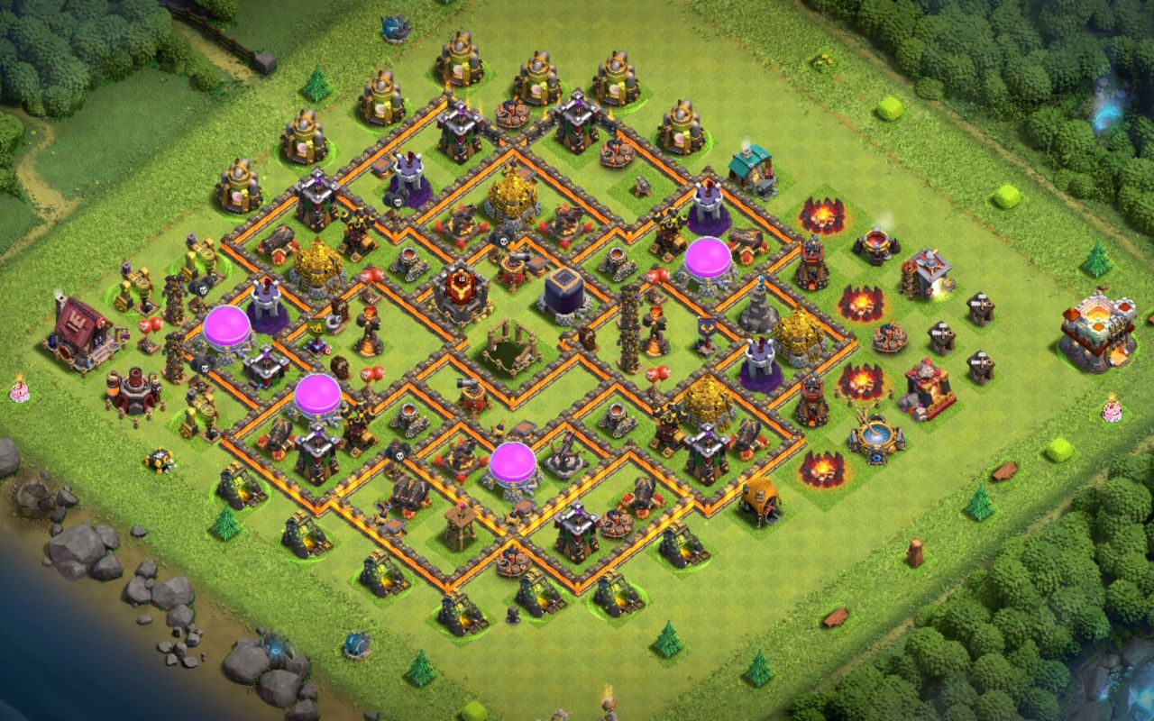 Town Hall 11 Hybrid Base layout by Sarg