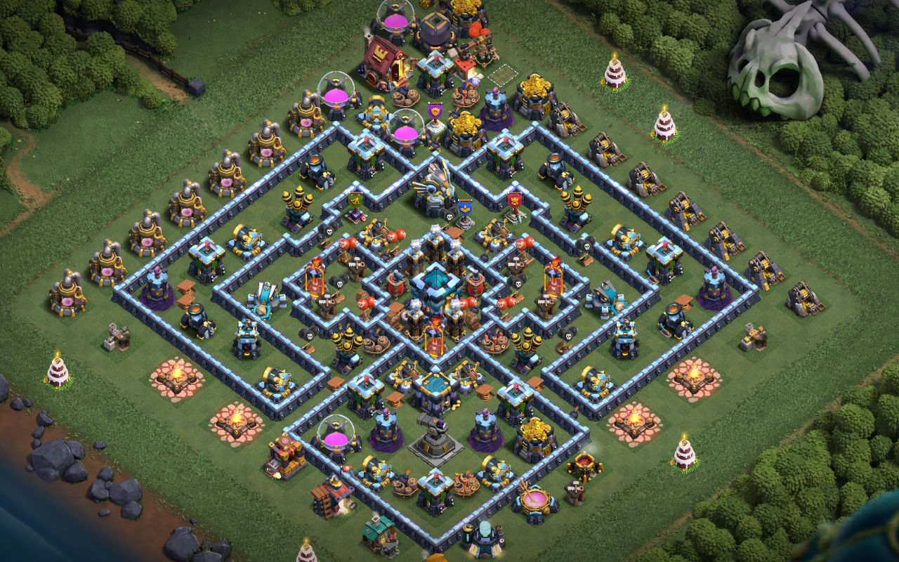 Town Hall 13 Trophy Base layout by ديوان الملوك 👑