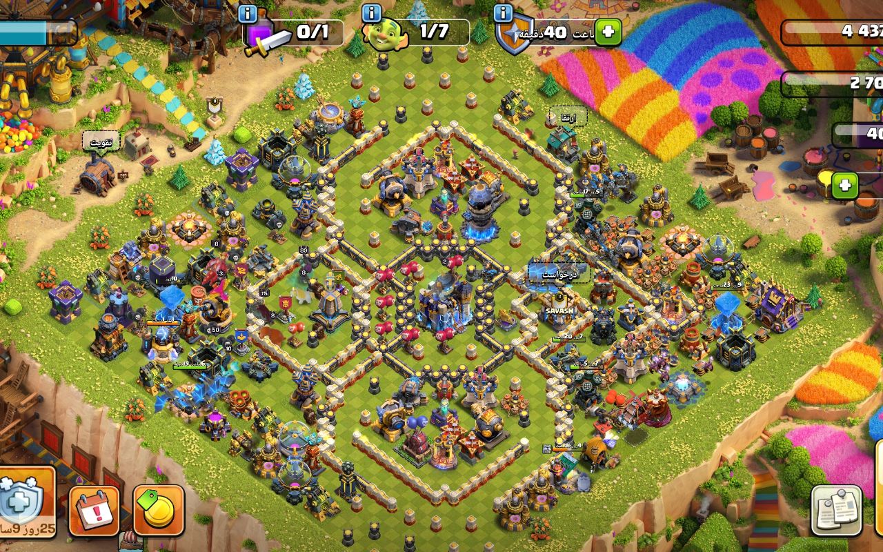 Town Hall 18 CWL Base layout by Pooya