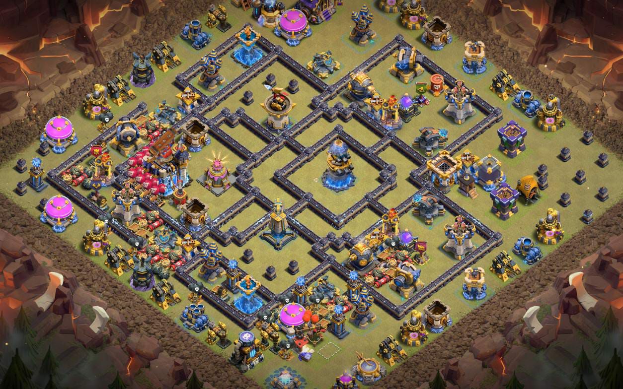 Town Hall 18 CWL Base layout by ديوان الملوك 👑