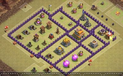 Town Hall 7 War Base layout by PaulXrk