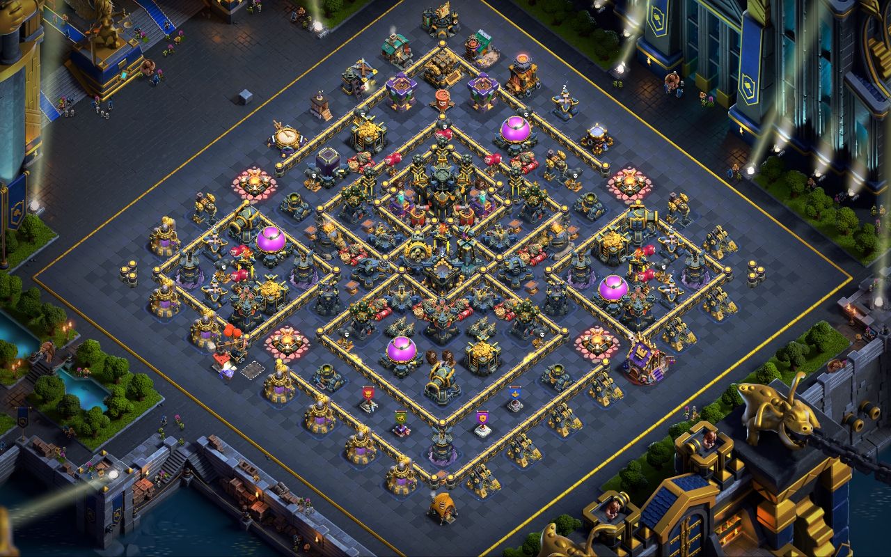 Town Hall 17 Farming Base layout by XLR8