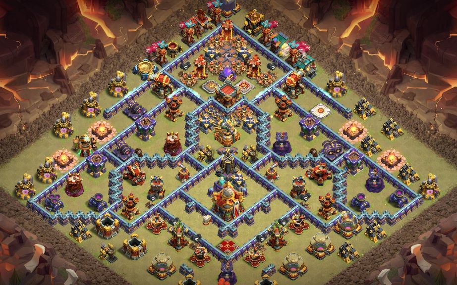 Town Hall 16 War Base layout by XLR8