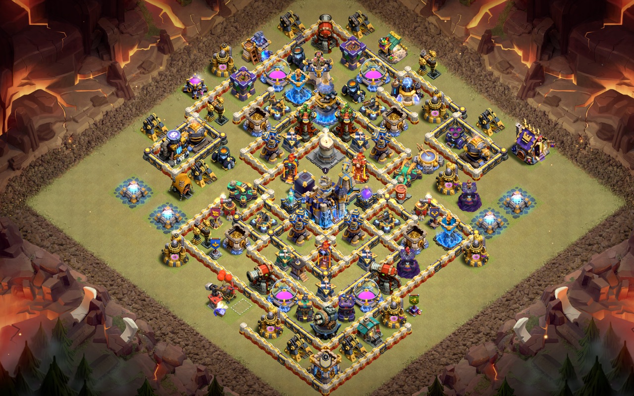 Town Hall 18 CWL Base layout by Sn0w0wl