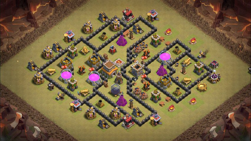Town Hall 8 War Base layout by TReX